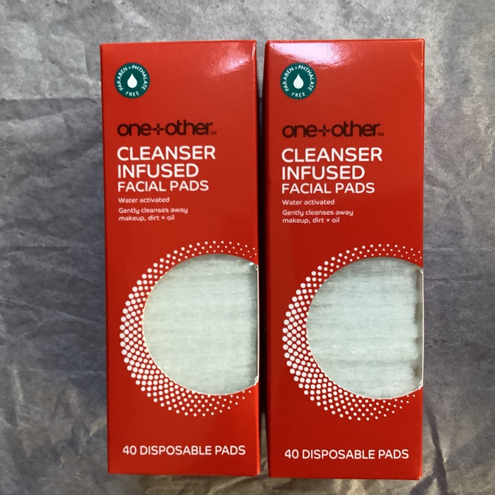 One+Other Cleanser Infused Facial Pads Bundle 40 disposable pads/box